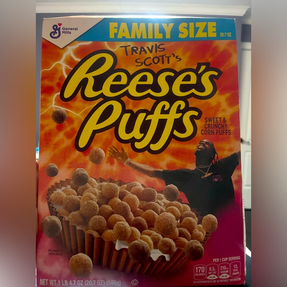 Travis Scott Limited Edition Reese’s Puffs Cereal